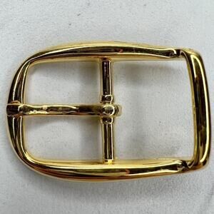 Vintage Gold Tone Simple Basic Belt Buckle for up to 1 Inch Belt